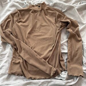 SHEIN Ribbed Tan Top
